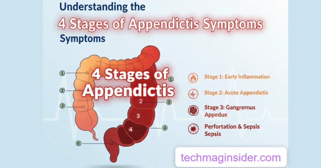 4 Stages of Appendicitis